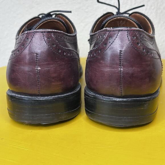 Allen Edmonds Sanford Burgundy Cap-Toe Derby size 10 B Mens Dress Shoes main image 13
